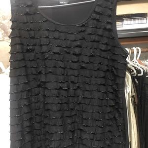 Lovely dressy top with tiny ruffles